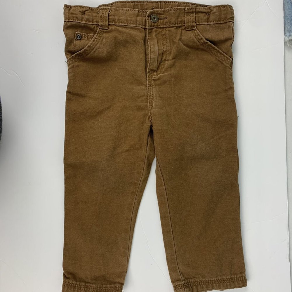 WRANGLER Boys Carpenter Jeans Size 3T Brown